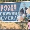 Forward Ever, Backward Never Billboard