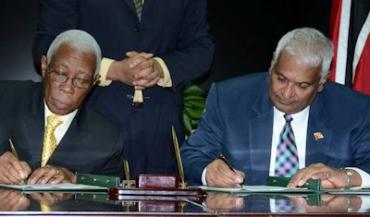 Jamaica, Trinidad ink agreement on immigration, trade issues