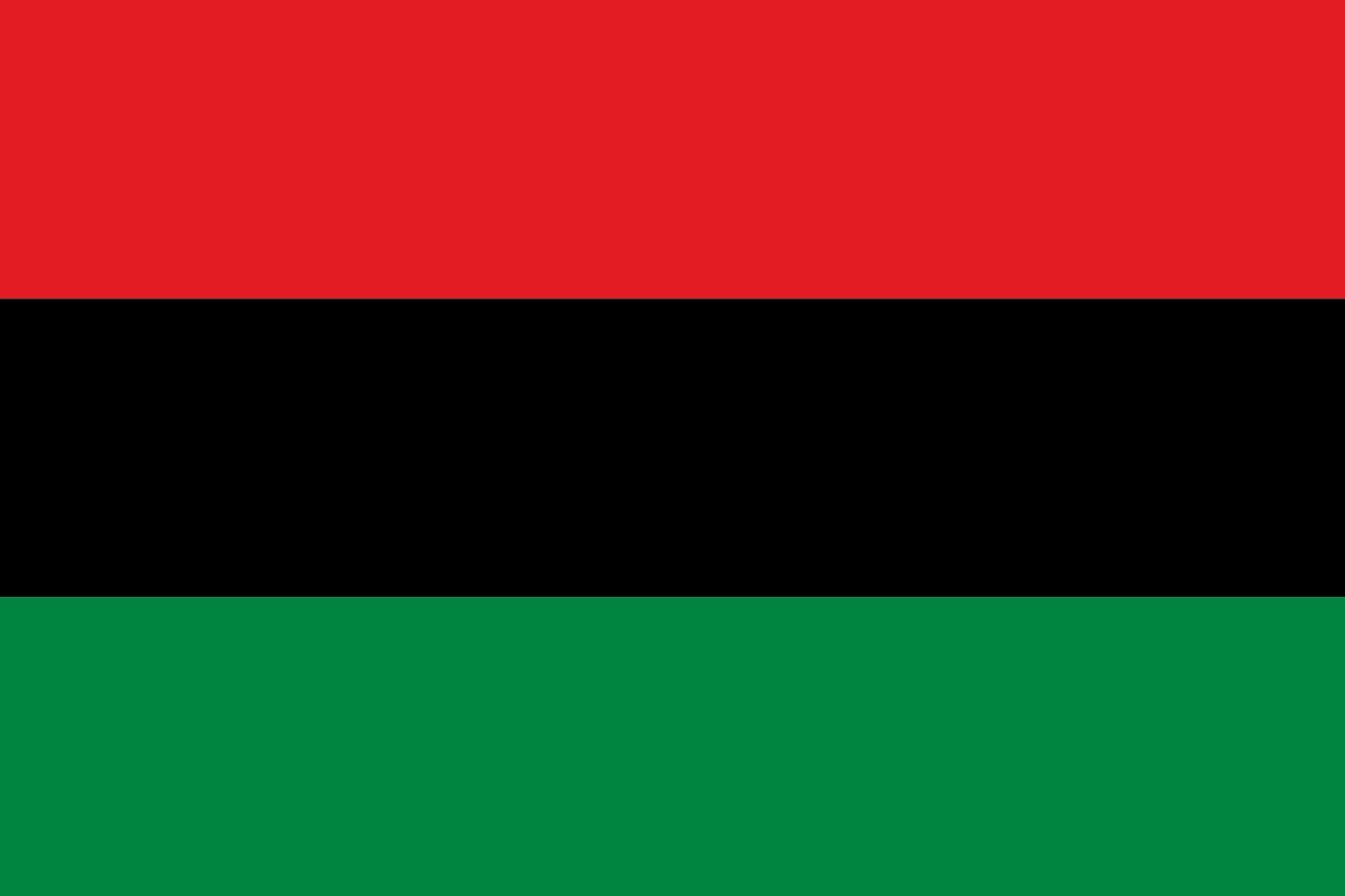 What Is The Green Red And Black Flag