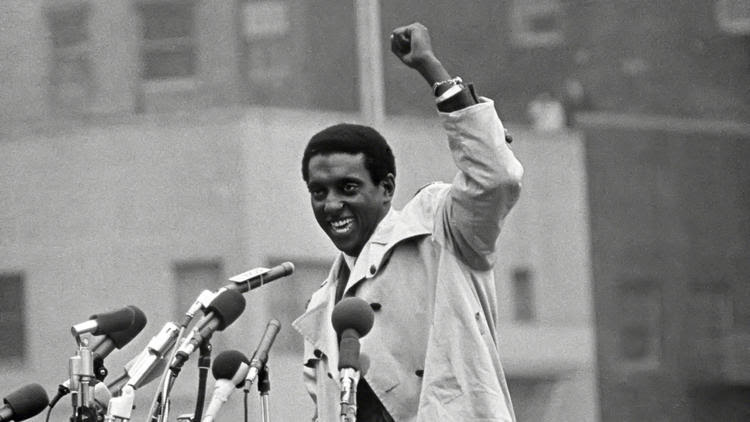 Stokely Carmichael attends an anti-Vietnam War rally outside the United Nat