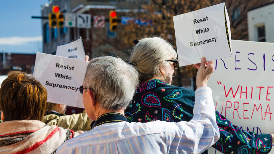 Protest against white supremacy