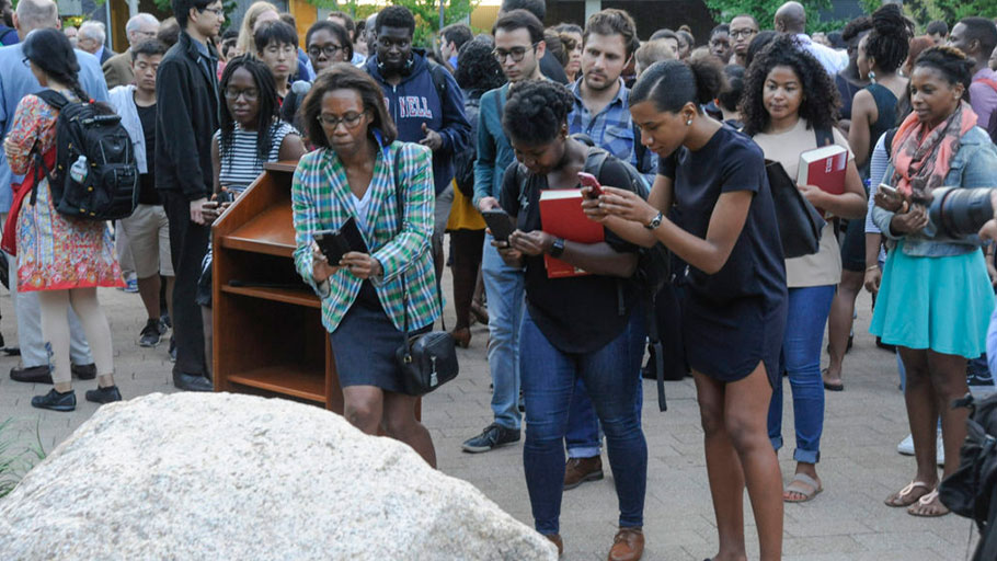 Harvard Law School unveils memorial honoring enslaved people who enabled its founding