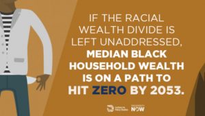 "The causes of this racial wealth divide have little to do with individual behavior. Instead, they’re the result of a range of systemic factors and policies." (Photo: Kenneth Worles, Jr. / Institute for Policy Studies)