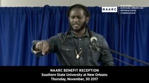 Michael Quess Moore, Spoken Word Performance at NAARC Benefit Reception