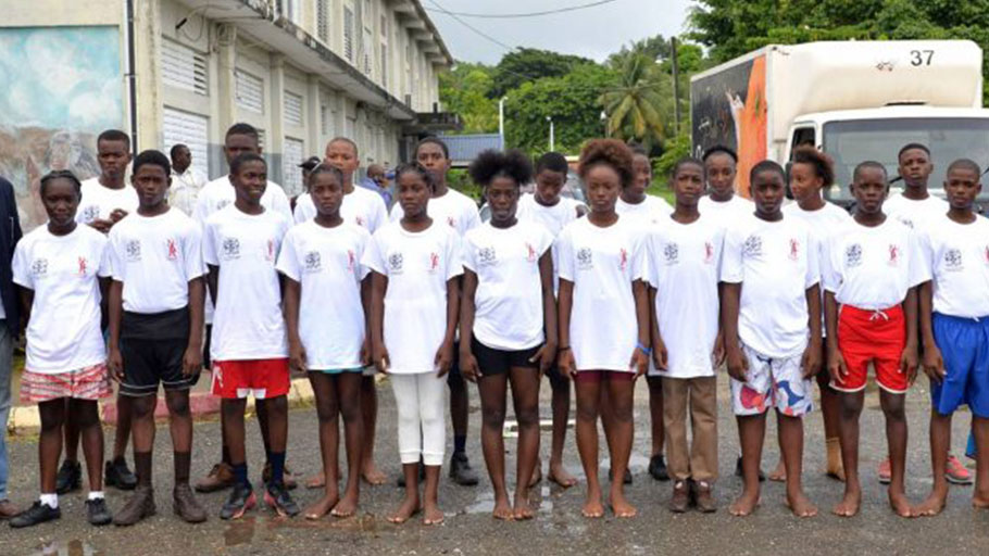 Students Learn About Reparations During Youth Baton Relays