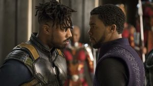 Black Panther aka T’Challa and Killmonger