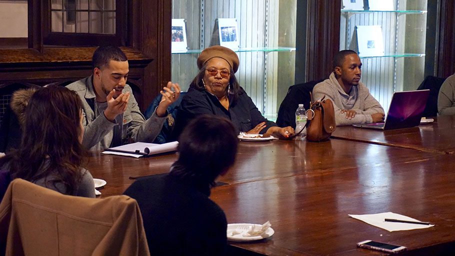 Ryan Jobson, Sharon Payne, and Caine Jordan discuss a community benefits agreement for the Obama Center and reparations from the University of Chicago.