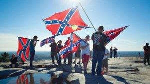 Stone Mountain played host to a November 2015 confederate rally, just two months after Dylann Roof killed nine African Americans at a church in Charleston.