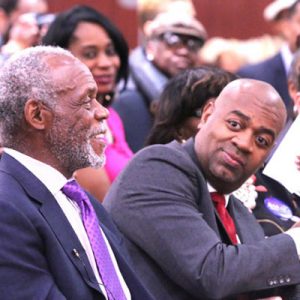 Danny Glover and Mayor Ras J. Baraka — Newark NJ