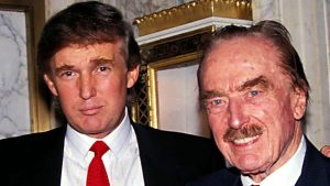 Donald and Fred Trump, in 1992.