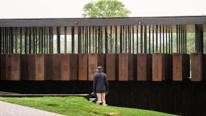 The National Memorial for Peace and Justice in Montgomery, Alabama.