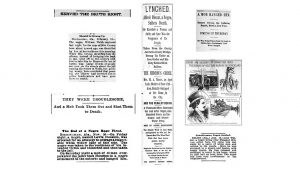 The white Southern press played a role in the racial terrorism of the late 19th and early 20th centuries, which saw thousands of African-Americans hanged, burned, drowned or beaten to death by white mobs.