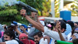 Violent protest against Nicaragua’s President Daniel Ortega’s government in Managua, Nicaragua May 30, 2018. By Oswaldo Rivas for Reuters.