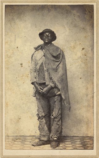 Although dressed in rags, this unknown “Contraband” displays great personal dignity.Gladstone collection, LOC