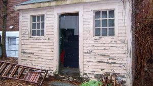 A slave dwelling behind the Russell Library on North Street in Plymouth is part of the African-American history tour.