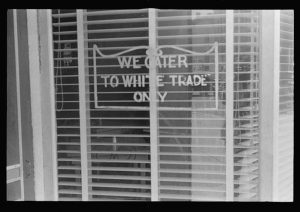 Sign at a restaurant in Lancaster, Ohio, in 1938. Library of Congress/Ben Shahn photo