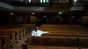 Rev. Robert Johnson, who grew up in the neighborhood, now presides over Tindley Temple United Methodist, an historic black church that is down to 150 regular congregants.