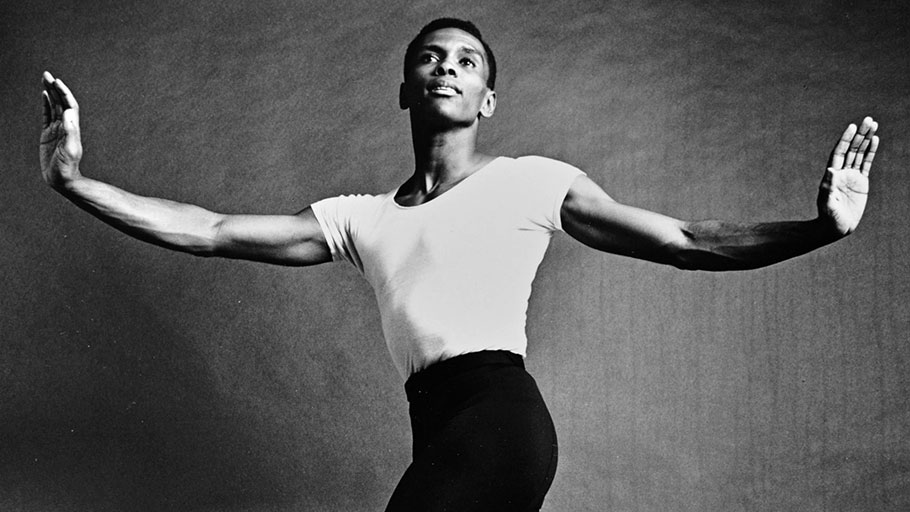 Arthur Mitchell dancing with New York City Ballet, 1963.