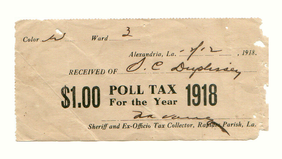 Poll Tax 1918
