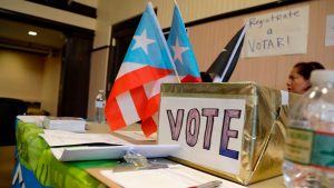 Puerto Ricans who fled the island for the U.S. mainland after Maria are eligible for the first time to vote in congressional elections.