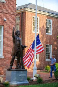 Frederick Douglas statue in Easton, Md.