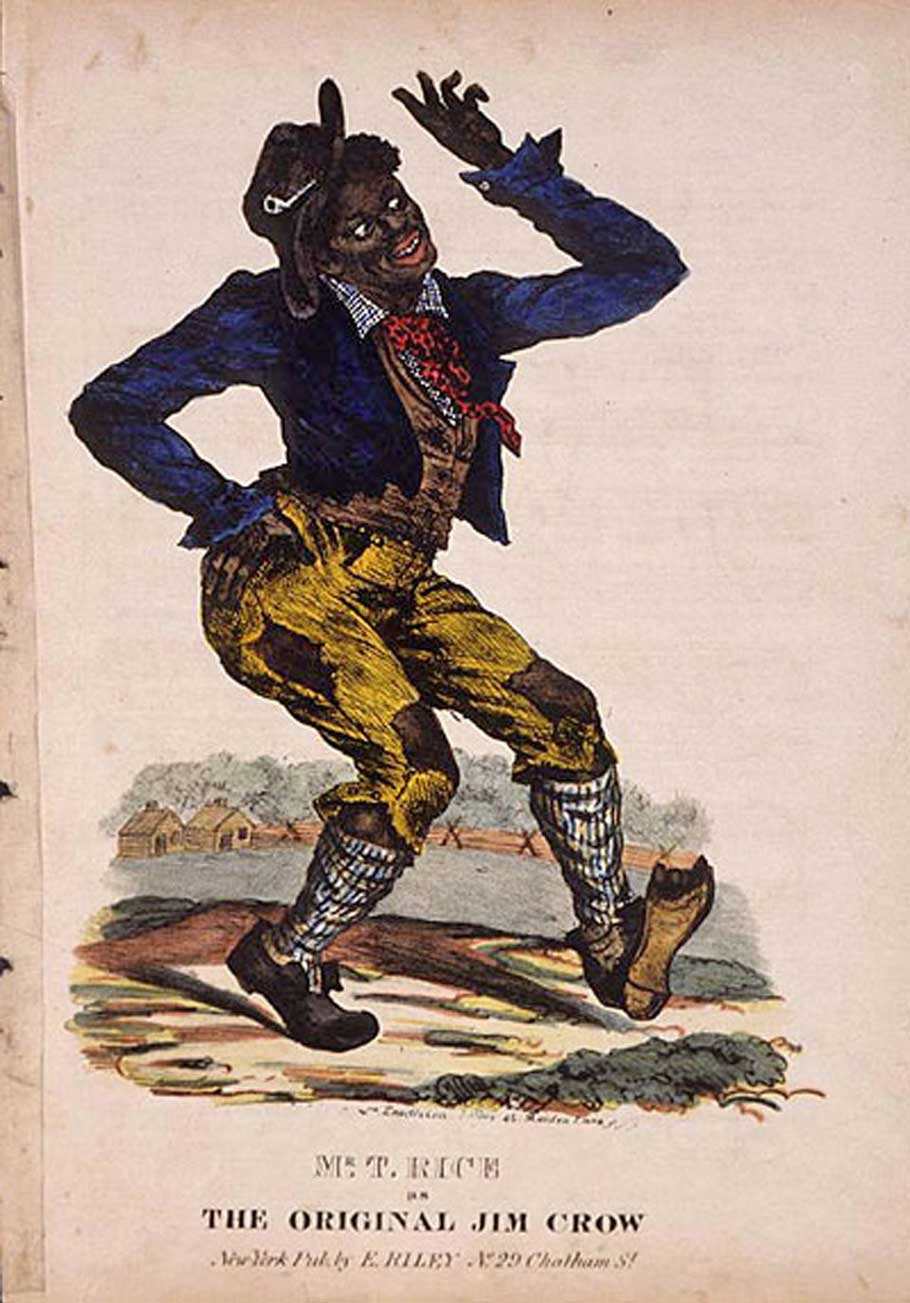 A poster advertising Thomas D. Rice playing Jim Crow.