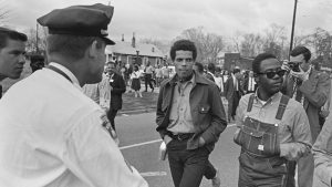 SNCC protesters march in Montgomery, 1965