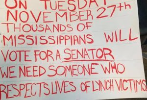 Two nooses and several hate signs were found hanging at the Mississippi State Capitol Monday morning around 7:15 a.m. Source: Department of Public Safety