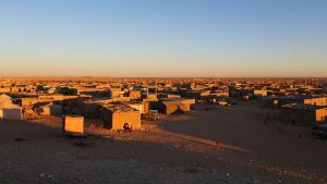 The Smara camp in Tindouf, the largest of the Sahrawi camps. The U.N. estimates that some fifty thousand refugees live there.