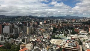 A view west across Caracas, which was once a buzzing metropolis.