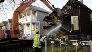 In Michigan, which accounts for nearly half of all committed federal funds for blight demolition, the average cost paid with federal dollars increased by 90 percent in less than three years.