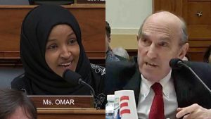 Ilhan Omar and Elliott Abrams