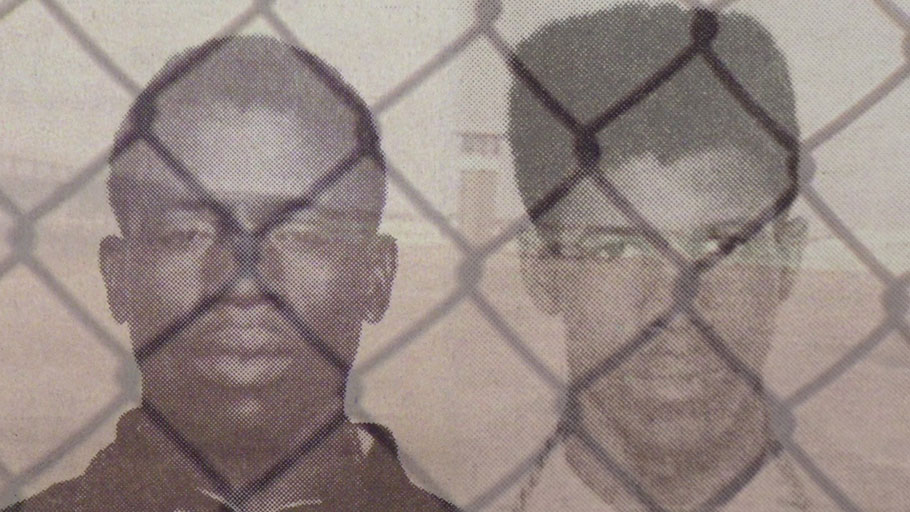 Herman Wallace and Albert Woodfox in the early 1970s.