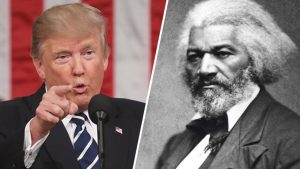 Donald Trump and Frederick Douglass