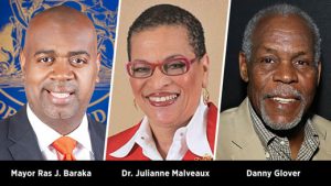 Mayor Ras J. Baraka, Danny Glover, Dr. Julianne Malveaux