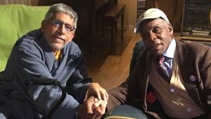 Danny Glover's visits with Don Rojas at his Maryland Home. February 6, 2019