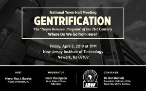 National Town Hall Meeting to Assess the Crises of Gentrification in Black America