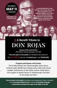 Friday May 11th Benefit Tribute to Don Rojas — Talib Kweli, Ta-Nehisi Coates, Danny Glover and others