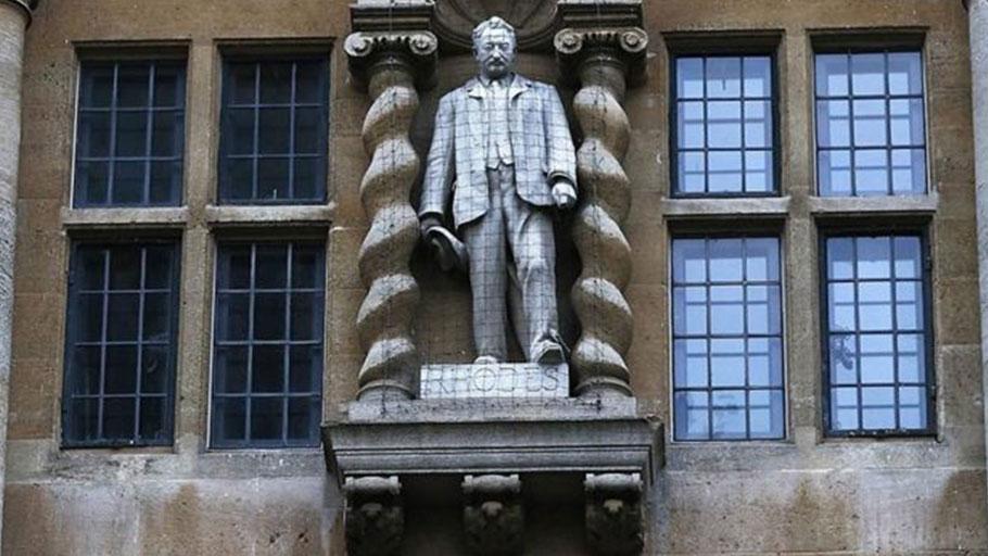 Oxford University faced a dispute over its statue of Cecil Rhodes