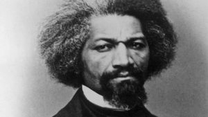 American abolitionist Frederick Douglass, circa 1855.