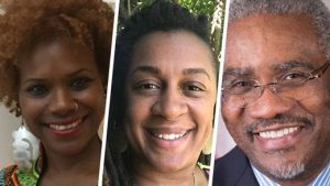 Yvette Modestin, Janvieve Comrie and *Congressman Gregory Meeks