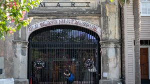 The Old Slave Mart Museum in Charleston, S.C., previously a slave auction gallery, educates visitors on the horrors of slavery.