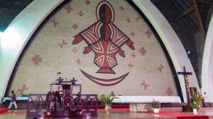 The Cathedral of our Lady of Victories in Yaounde, Cameroon.