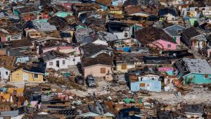 People sift through the destruction left by Hurricane Dorian in the Mudd neighborhood of Marsh Harbour, Bahamas, on September 7, 2019. Carolyn Van Houten, Washington Post via Getty Images