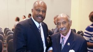 Sir Hilary Beckles and Cong. John Conyers