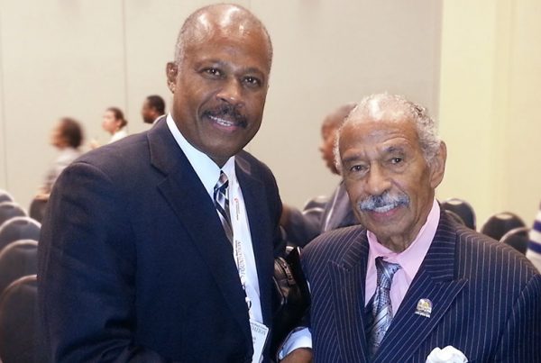 Sir Hilary Beckles and Cong. John Conyers