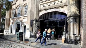 Old Slave Mart on Chalmers Street in downtown Charleston.