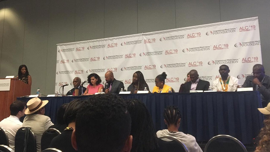 Panelists from “The Decade of the Diaspora: A Conversation on the Afro Descendant Experience in Latin America” session during the Congressional Black Caucus Foundation annual legislative conference.
