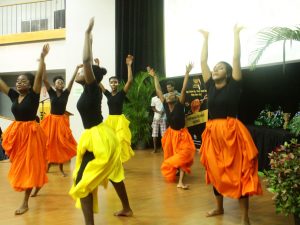 A performance by the UWI Department of Creative and Festival Arts