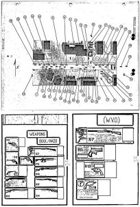 Police records of the bullet spray and weapons carried during the massacre.